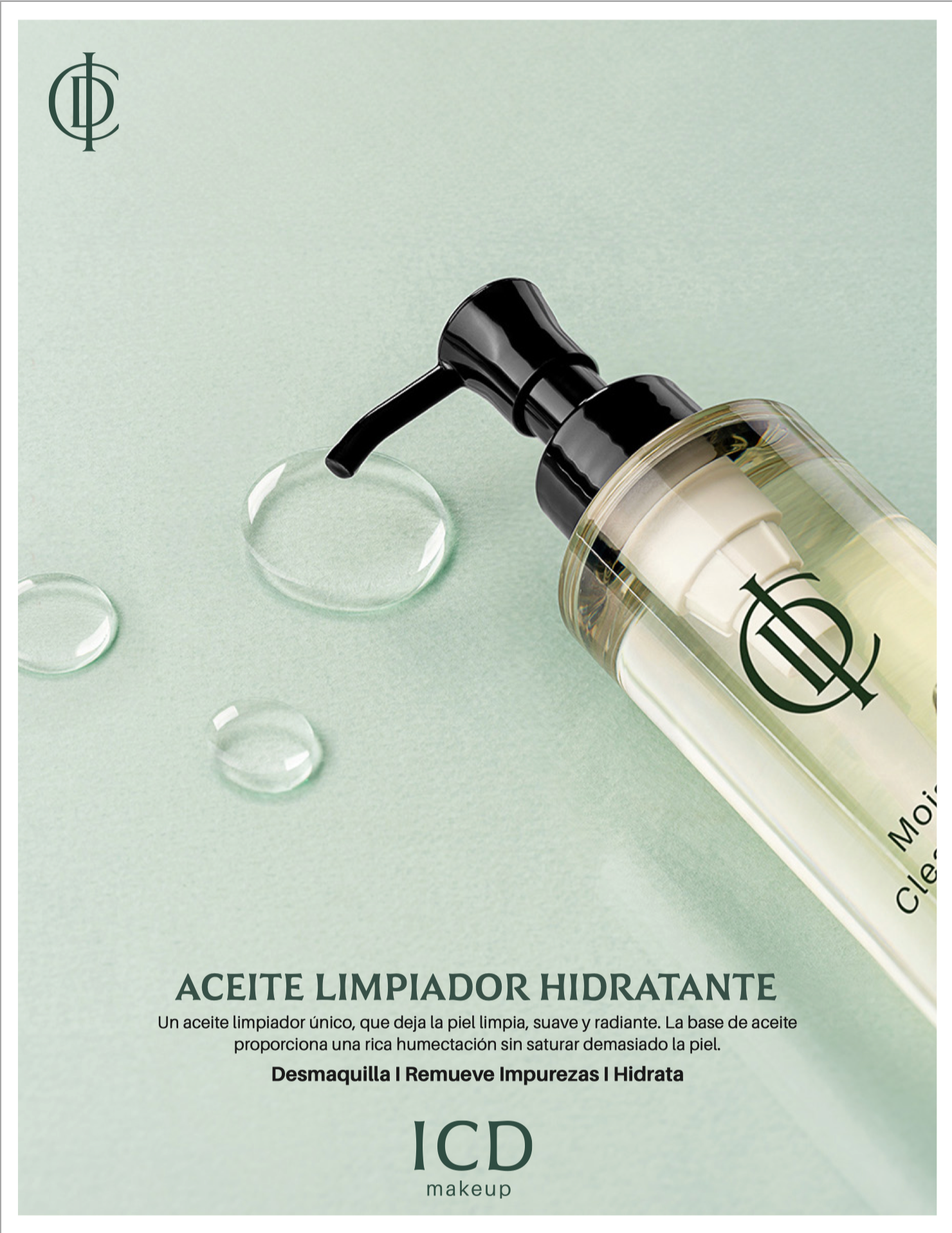 Aceite limpiador hidratante ICD
